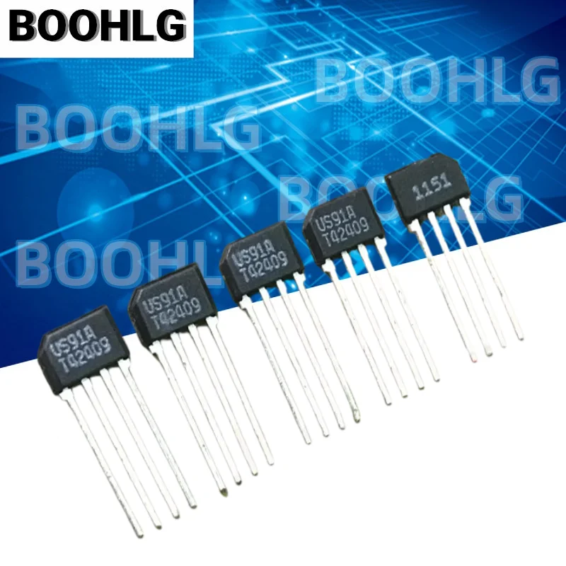 2PCS US91A-EVA with Driven Hall Sensor US91A Fan Driven Hall Component 4-pin direct double coil