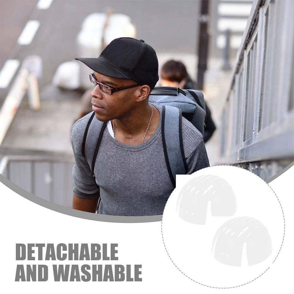 3Pcs Safety Bump Cap Insert Lightweight Pe Lined for Baseball Caps Head Protection Bump Cap Insert for Construction Work