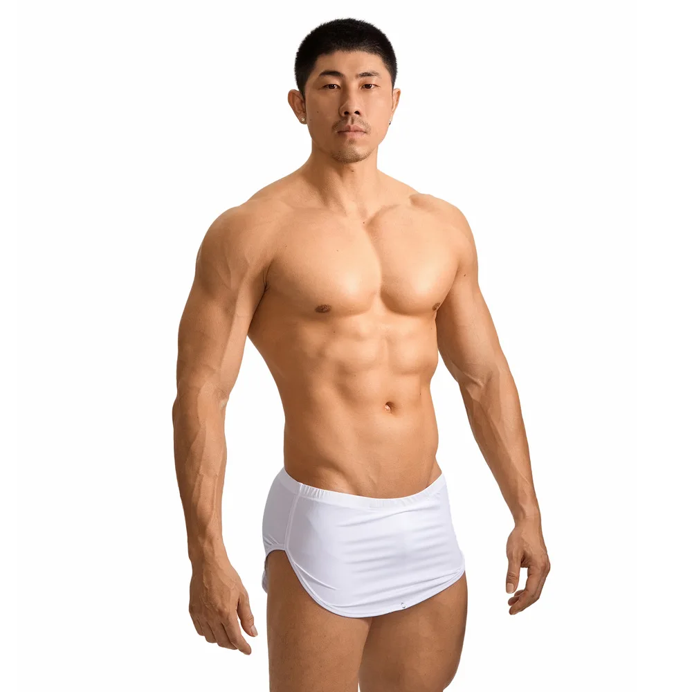 2026 Popular Men's Detachable Aro Pants, Ice Silk Low-rise Boxers, Home Shorts Man Underwear
