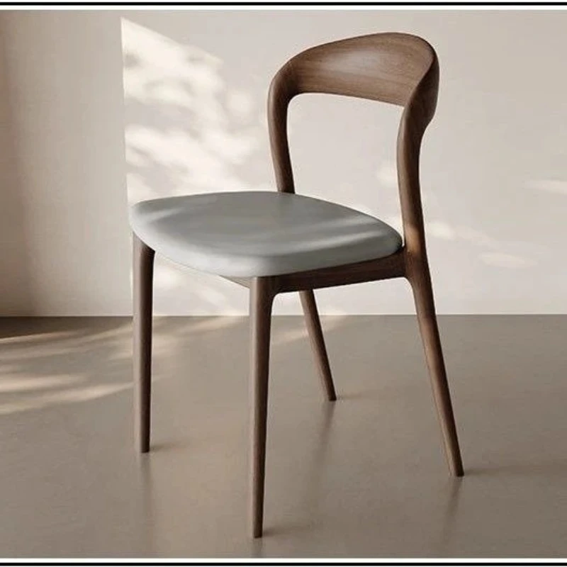 كراسي تناول الطعام من الخشب الصلب الإيطالي للاستخدام المنزلي، طراز العصور الوسطى، كرسي مسند الظهر، كرسي دراسة لتناول الطعام في الفنادق عالي الجودة #6