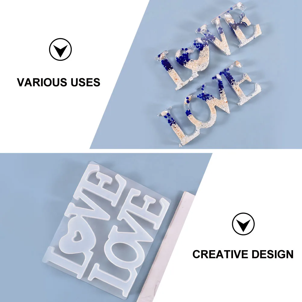 แม่พิมพ์ซิลิโคนรูปตัวอักษรภาษาอังกฤษ 1 ชิ้น สำหรับงาน DIY คริสตัลอีพ็อกซี่ ป้ายห้อยตกแต่งผนัง งานฝีมือเค้ก