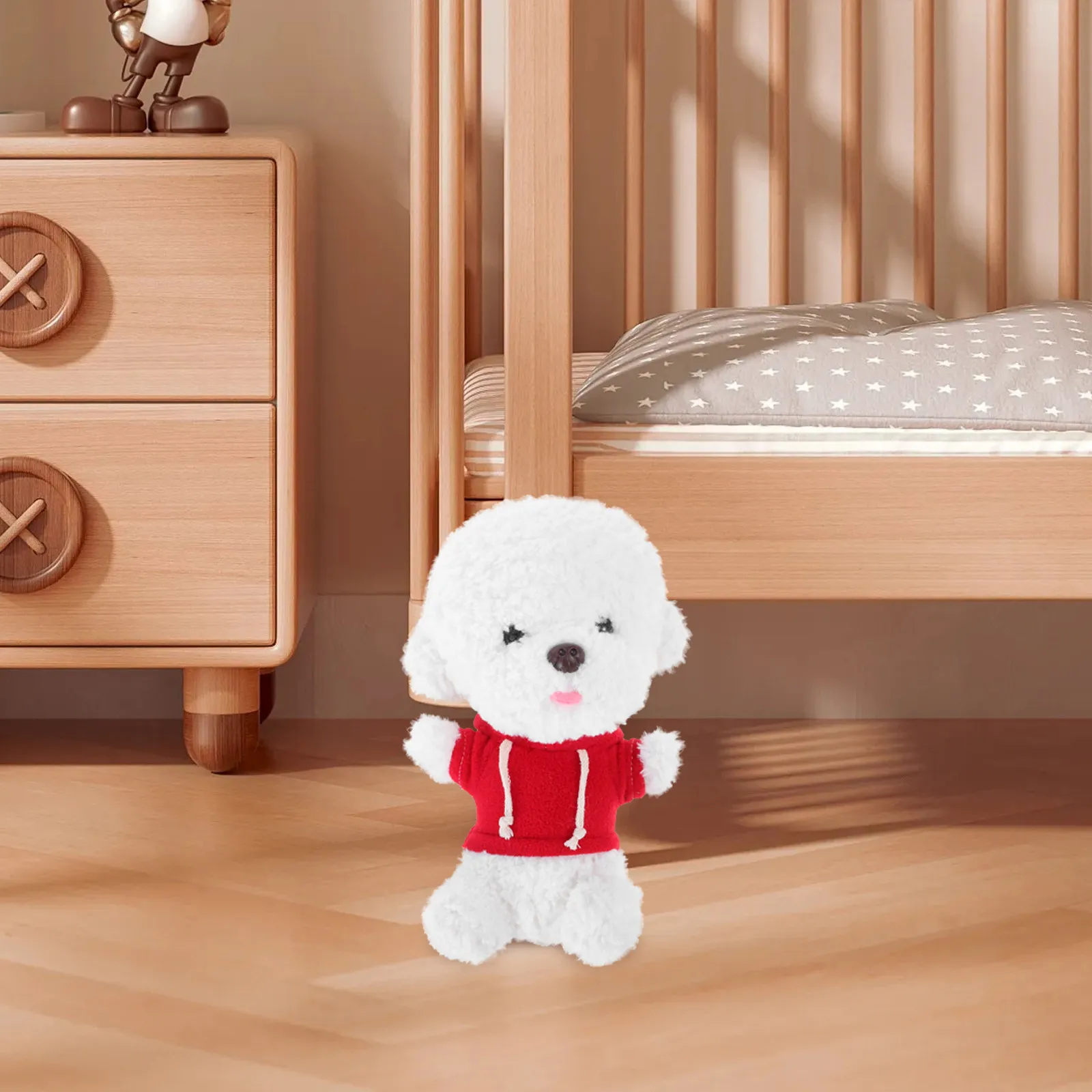 Stuffed Bear Hoodie Small Medium Size Soft Comfortable Clothing Adorable Interchangeable Outfit for Imaginative Play Collectors