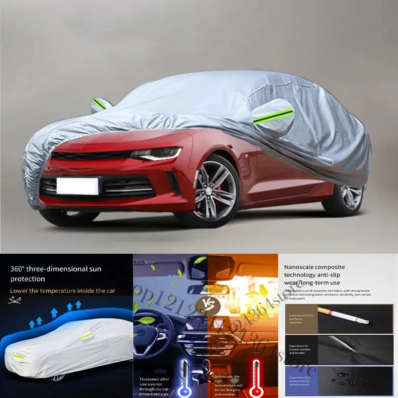 

Для Chevrolet-Camaro авто анти снег Анти Пыль анти-УФ анти-пилинг краска и анти дождь воды 210t автомобильный чехол Защита