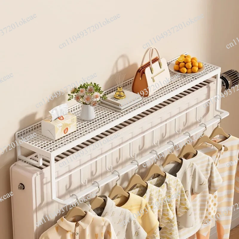 Heating Radiator Clothes Airer, Over-Radiator Drying Rack, Household Laundry Dryer Hanger for Clothes Shoes