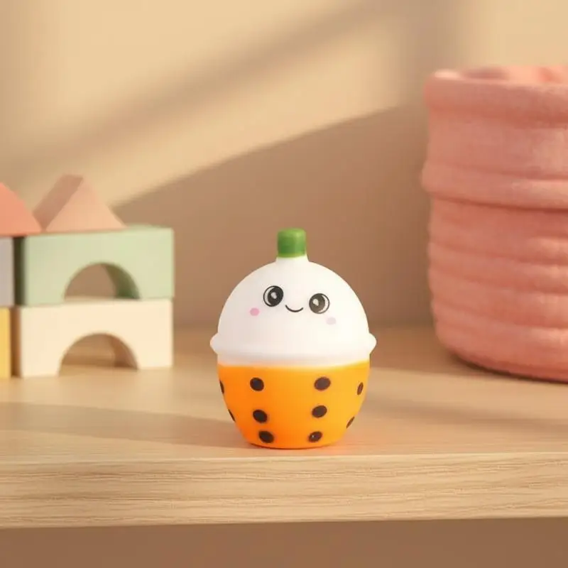 Simulation Bubble Tea Squeeze Toy Elastic Soft Slow Rising Stress Relief Toy for Kids Party Game Prizes Adults Relax
