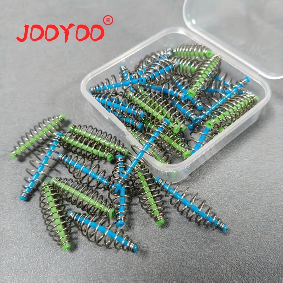 لون عشوائي 30 قطعة صيد سمك الشبوط ماستر عدة المغذية الربيع الطعم قاذفة انفجار السنانير الطعم حامل قضيب تلاعب #1