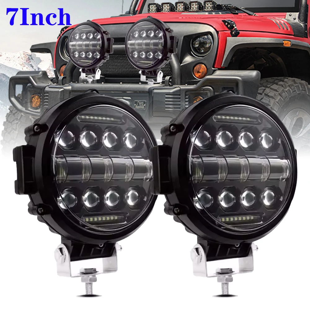 Round 7 Inch 80W Sp… - image