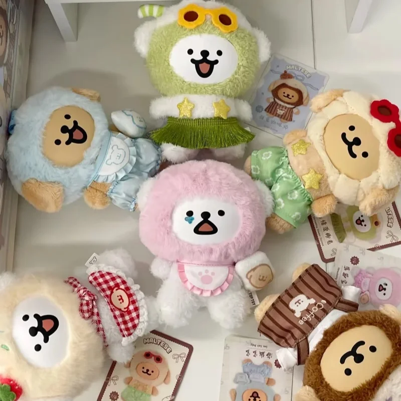 ของแท้ Maltese สีสันชีวิตประจําวัน Series Mystery กล่องน่ารักไวนิล Face ตุ๊กตา Plush จี้เก็บกล่องตาบอดของเล่นสาวของขวัญ