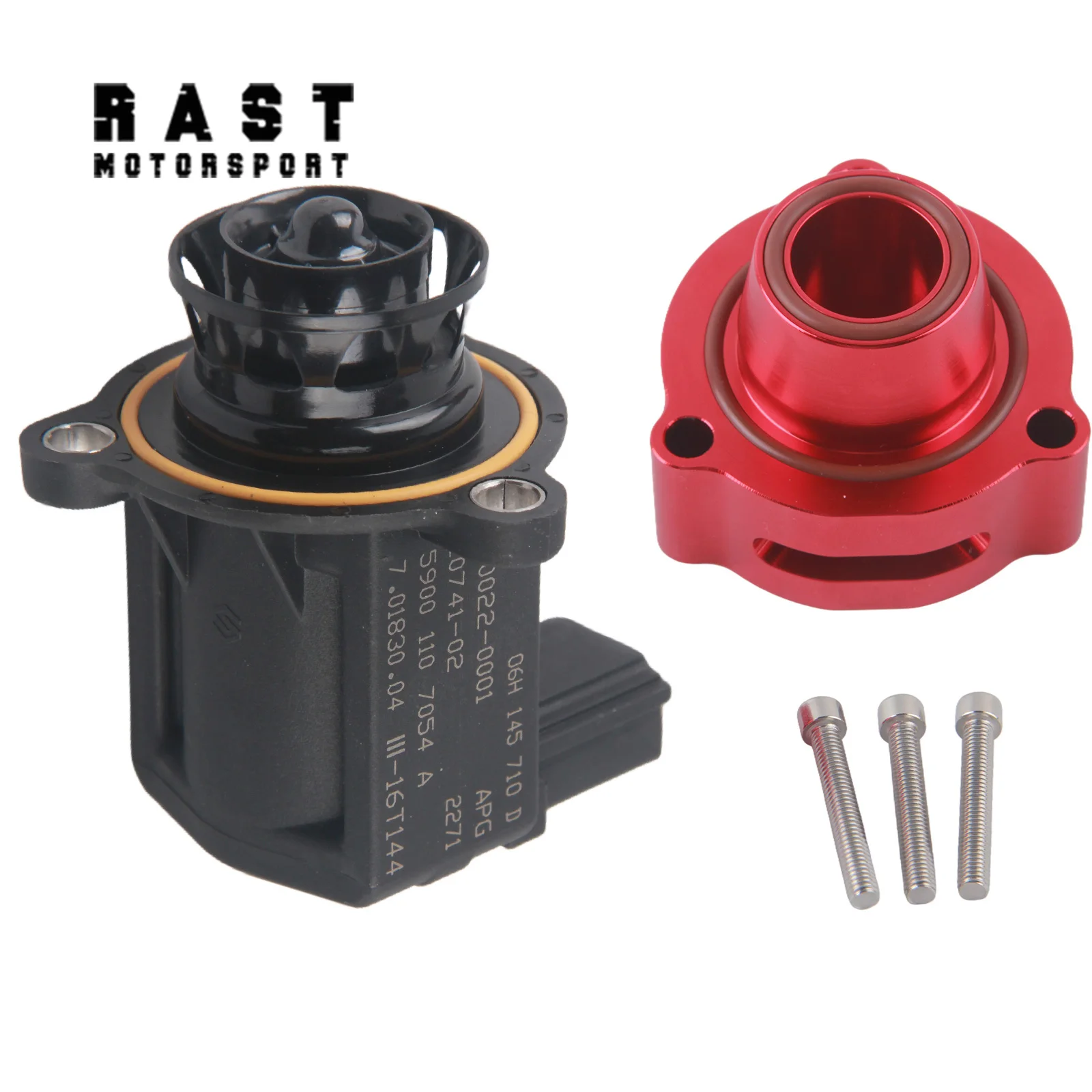 

Adapter For A3 A4 TT VW CC Eos GTI Jetta Passat Tiguan Beetle 2.0L 06H145710D Turbocharger Diverter Bypass blow off Valve
