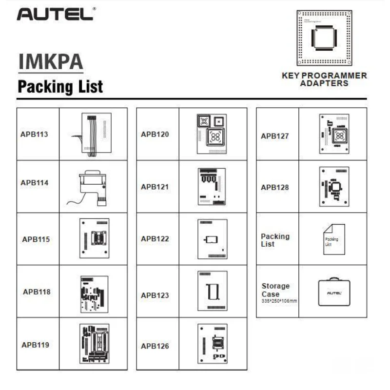 Autel IMKPA Kit Expanded I.MMO Key Chip Reading,Writing for IM608 PRO/XP400PRO