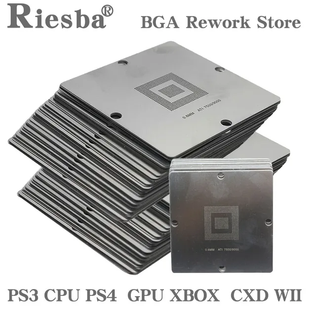 Oryginalny 90MM uniwersalny BGA Reballing szablony, 184 sztuk/zestaw, narzędzia do konsoli gier, PS3, CPU, PS4, GPU, XBOX, CXD, WII