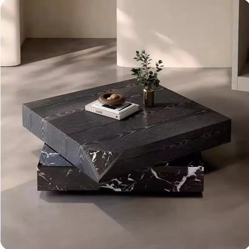 

Italian minimalist coffee table can be rotated