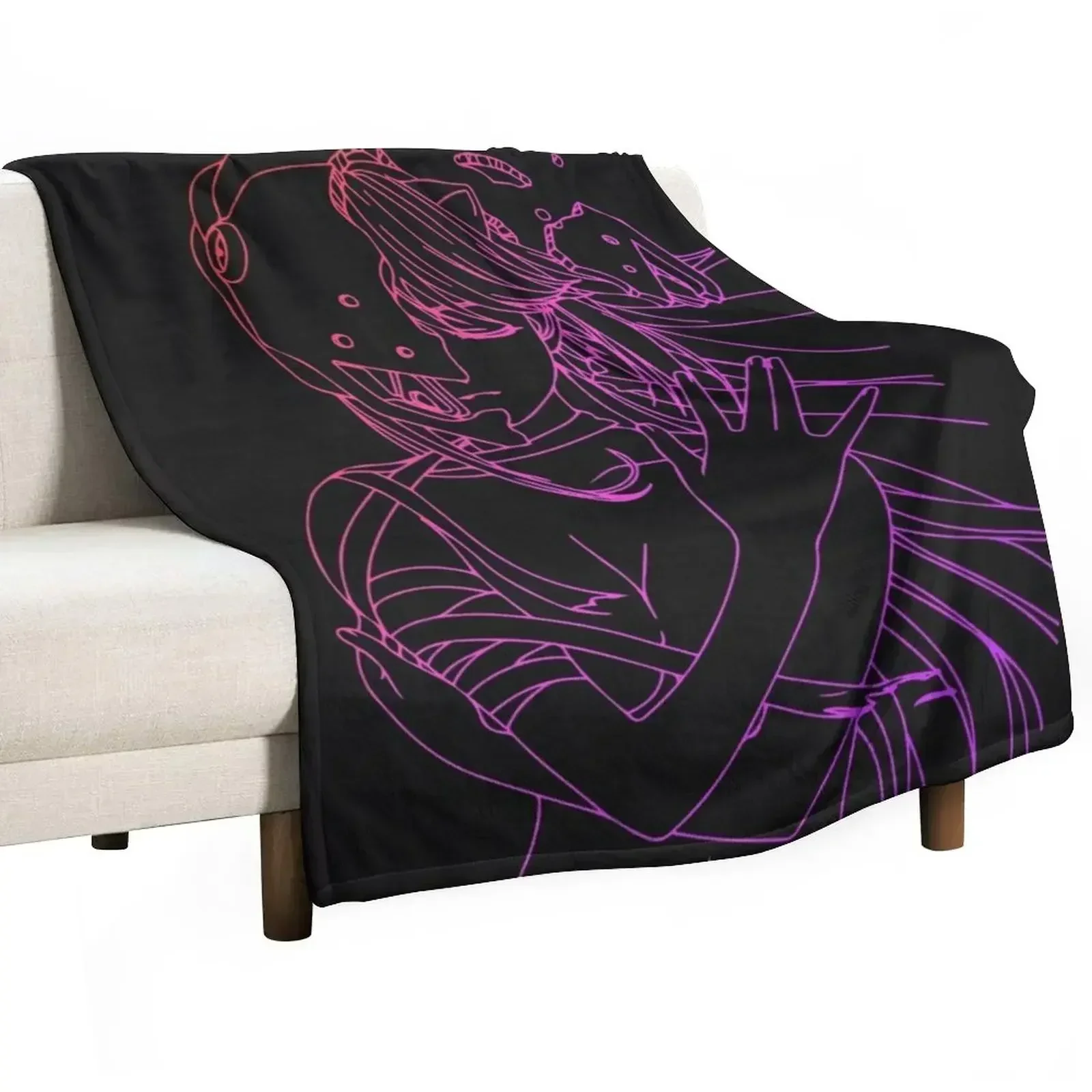 Elfen Lied Throw Blanket decorative Bed linens Sofa Blankets