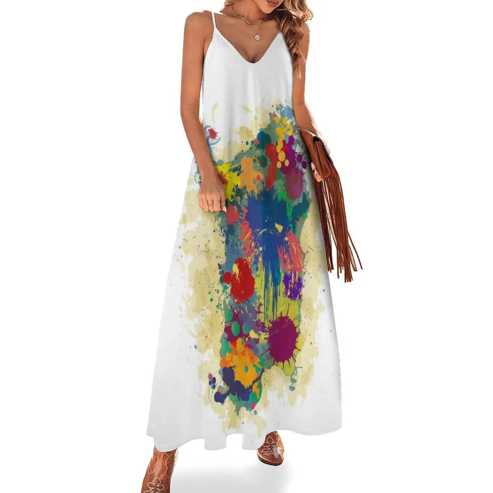 

Sardinia color ink Sleeveless Dress dress summer dresses