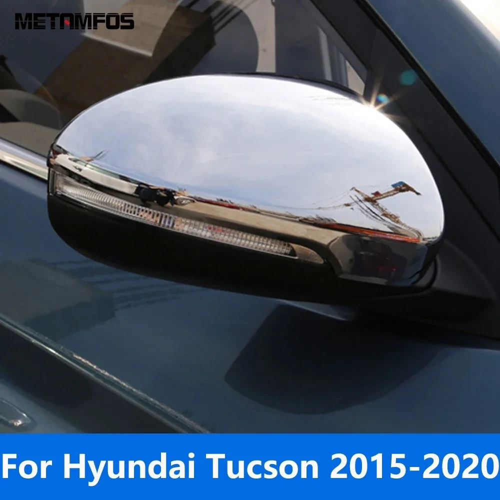 

Rear View Mirror Cover Trim For Hyundai Tucson 2015 2016 2017 2018 2019 2020 Carbon Fiber Side Door Mirror Protector Accessories