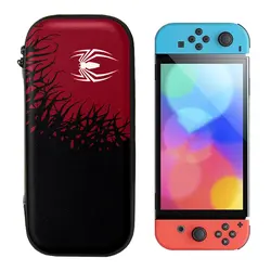 Travel Carrying Storage Bag For Nintendo Switch Oled Console Spider Themed Pouch Protective Case NS JoyCon Box Cover Accessories