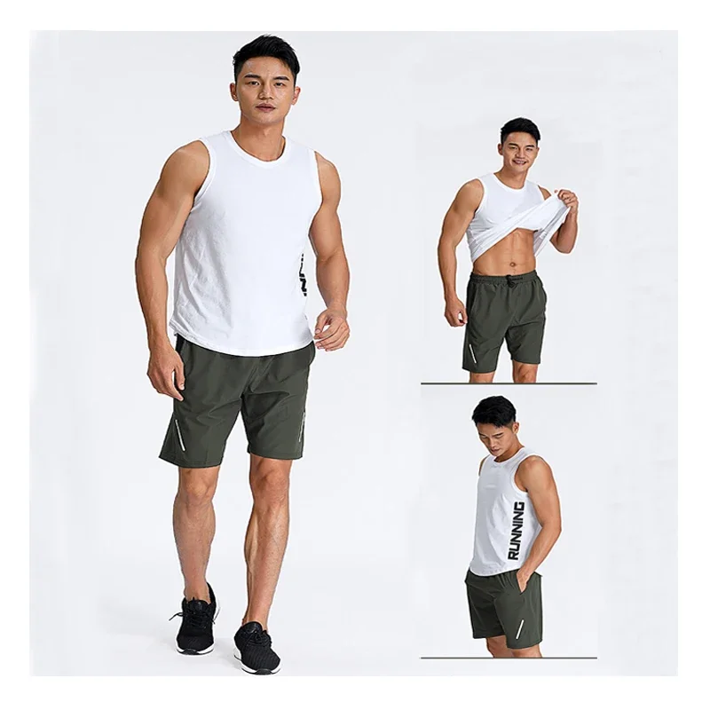 Chaleco deportivo para hombre, camiseta sin mangas para baloncesto, fútbol, correr, gimnasio, Fitness, Joggers de entrenamiento, ropa transpirable