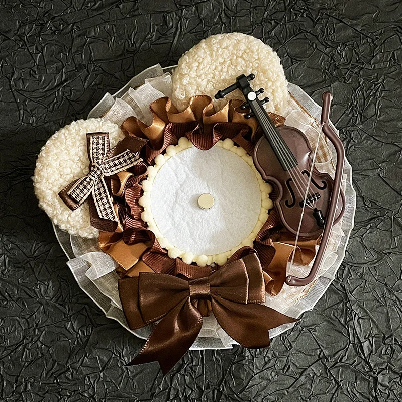 Handmade Chocolate Cake Photocard Holder Cute Anime Pins Holder Badge Photo Frame Idol Photocard Supplies Kpop Accsesories