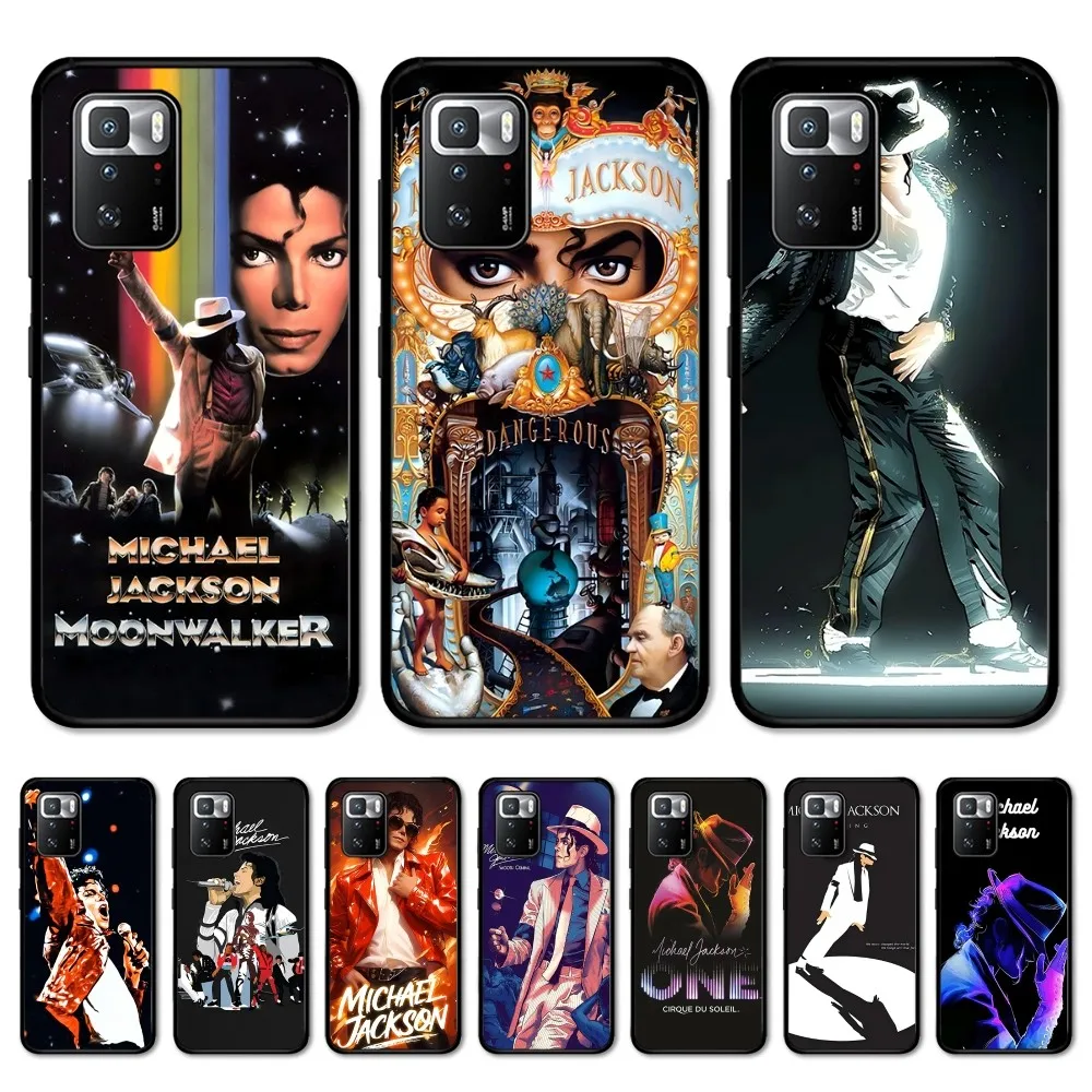 M-Michael J-Jackson Phone Case For Redmi 5 6 7 8 9 10 plus pro 6 7 8 9 A GO K20 K30 K40 pro plus F3 Fundas