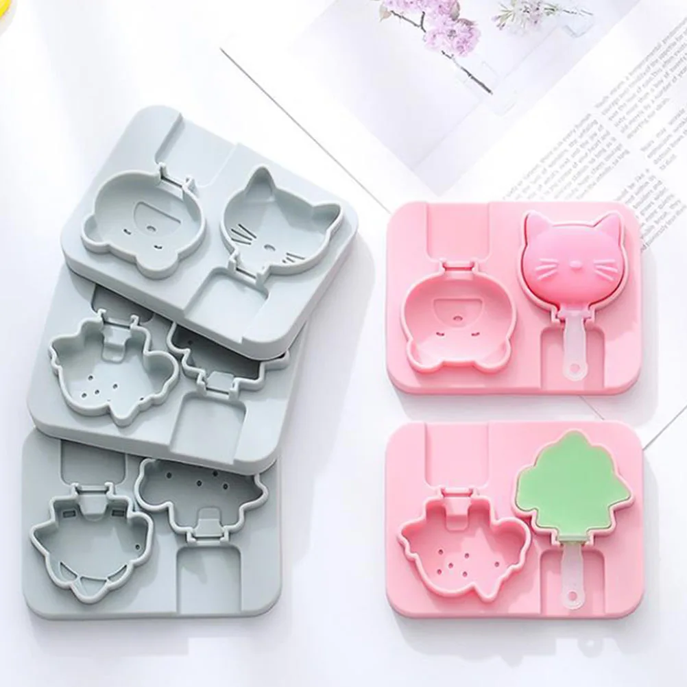 

2Pcs Mold Silicone Oval DIY Candy Molds for Homemade Pudding Popsicle Lollipop Ice Cream Tools Kitchen Bar Supplies