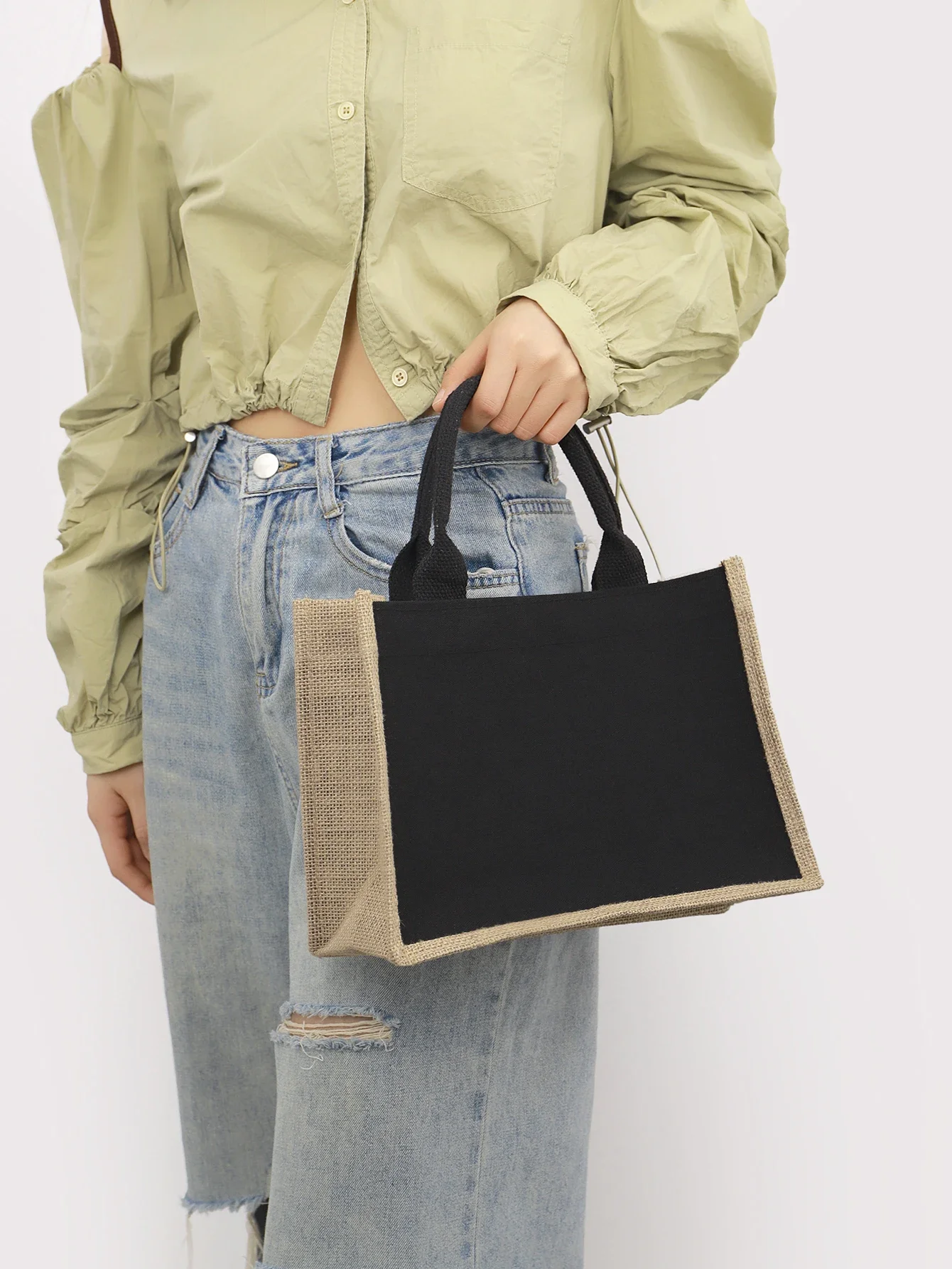 

Льняная холщовая Лоскутная женская сумка с водонепроницаемой внутренней большой емкостью, Повседневная сумка через плечо, сумка-Органайзер