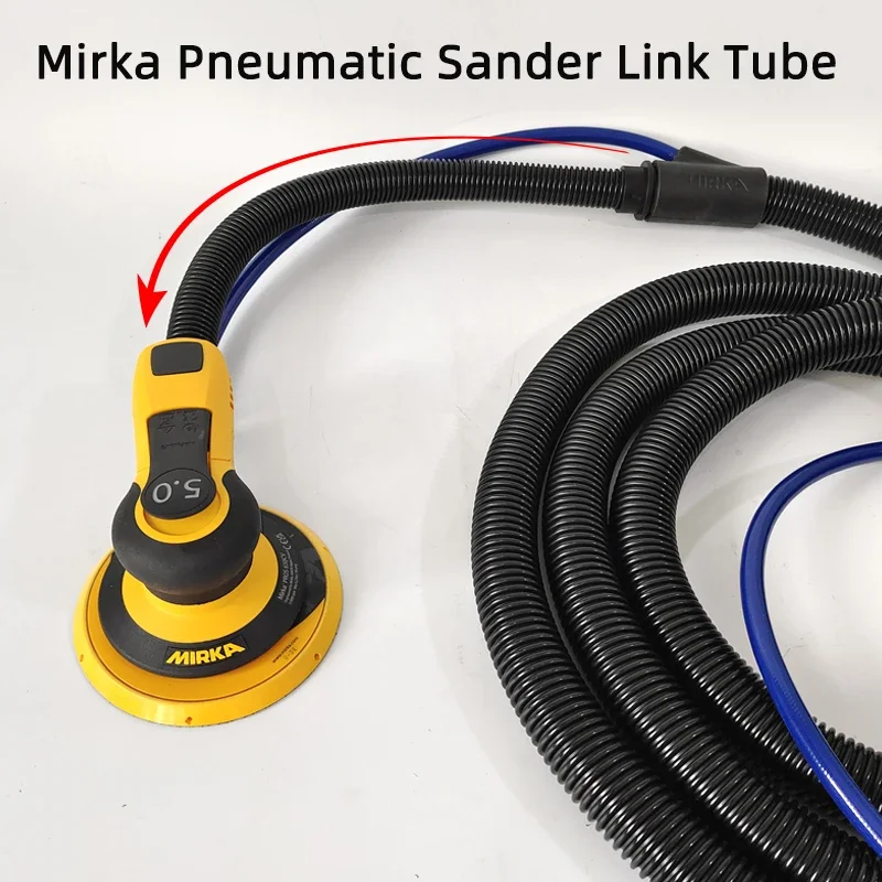 MIRKA pneumatic quick pipe 28mm*0.4m sandpaper machine vacuum cleaner pipe car polishing machine accessories