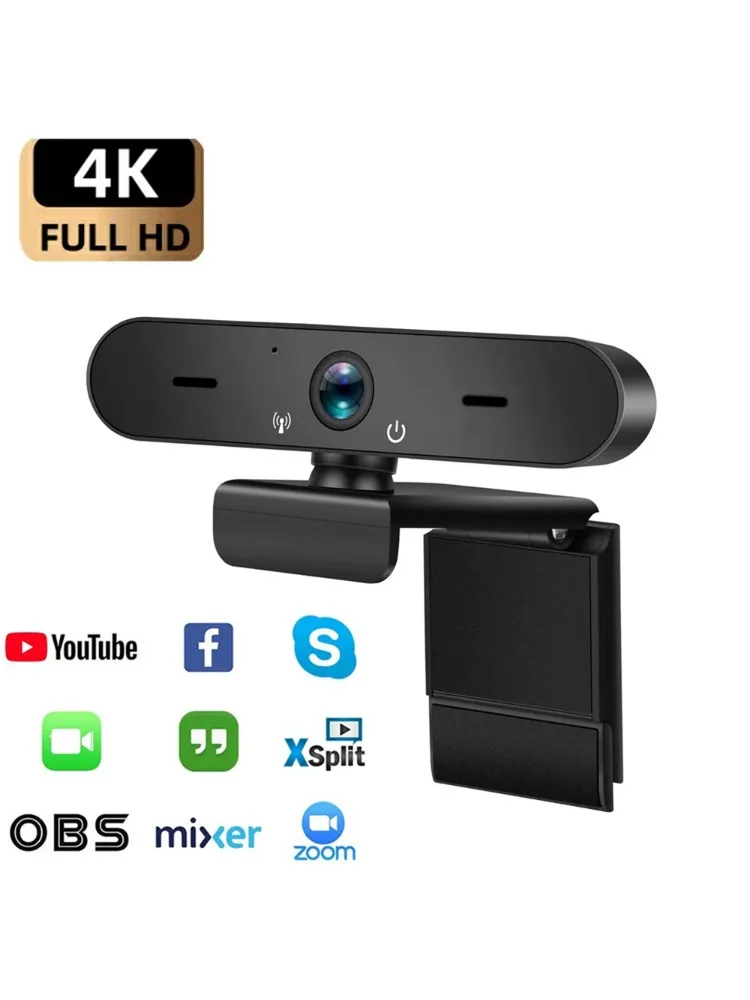 Kamera internetowa Full HD 4K do komputera 2K 1080P USB 3.0 Plug Webcam do Youtube Skyper Facebook Ins Online Video Chat Mikrofon 30fps — zdjęcie produktu 7