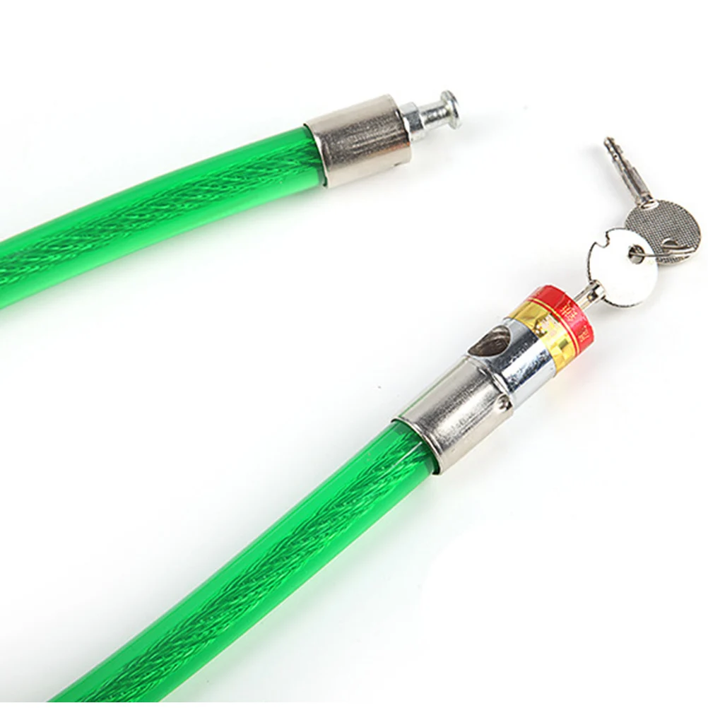 

Chain 63Cm Heavy Duty Braided Stainless Steel Cable Lock For Bike Scooter Gate Security Outdoor Anti-Theft Lock