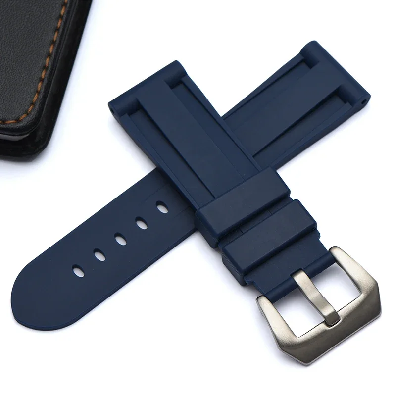 20mm 22mm 24mm 26mm Silicone Strap for Panerai Soft Waterproof Rubber Sports Watch Band Universal Men Women Replacement Bracelet