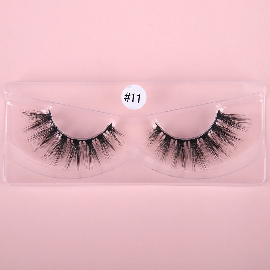 Wholesale 10/20/30 Pairs 3D Mink Lashes Handmade Fluffy Natural Mink Eyelashes False Eyelashes Make Up Set Packaging faux cils