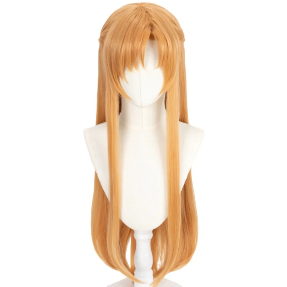 Cosplay Asuna Synthetic Sword Art Online Long Straight Wig SAO Anime Coser Styling Style Cute Girl Comic Con Wig Daily Party