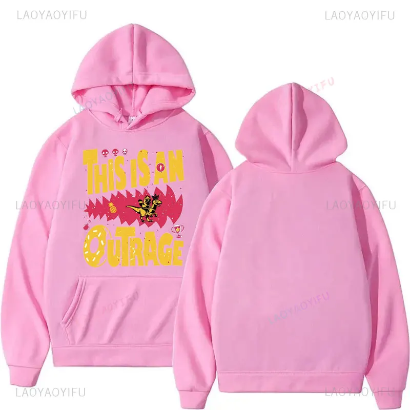 Moletom Retrô com Estampa de Dungeon Crawler - Camiseta com Capuz para Moda Feminina