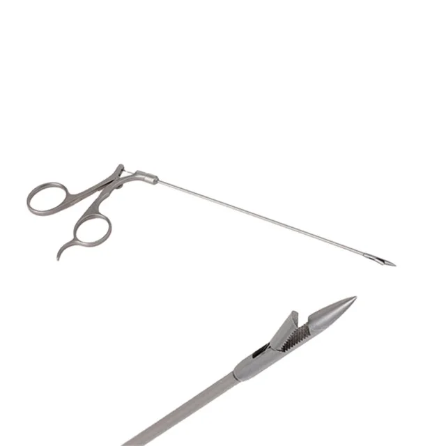 Laparoscopic Hernia Needle Closure Forceps Hernia Suture Retriever Surgical Instrument