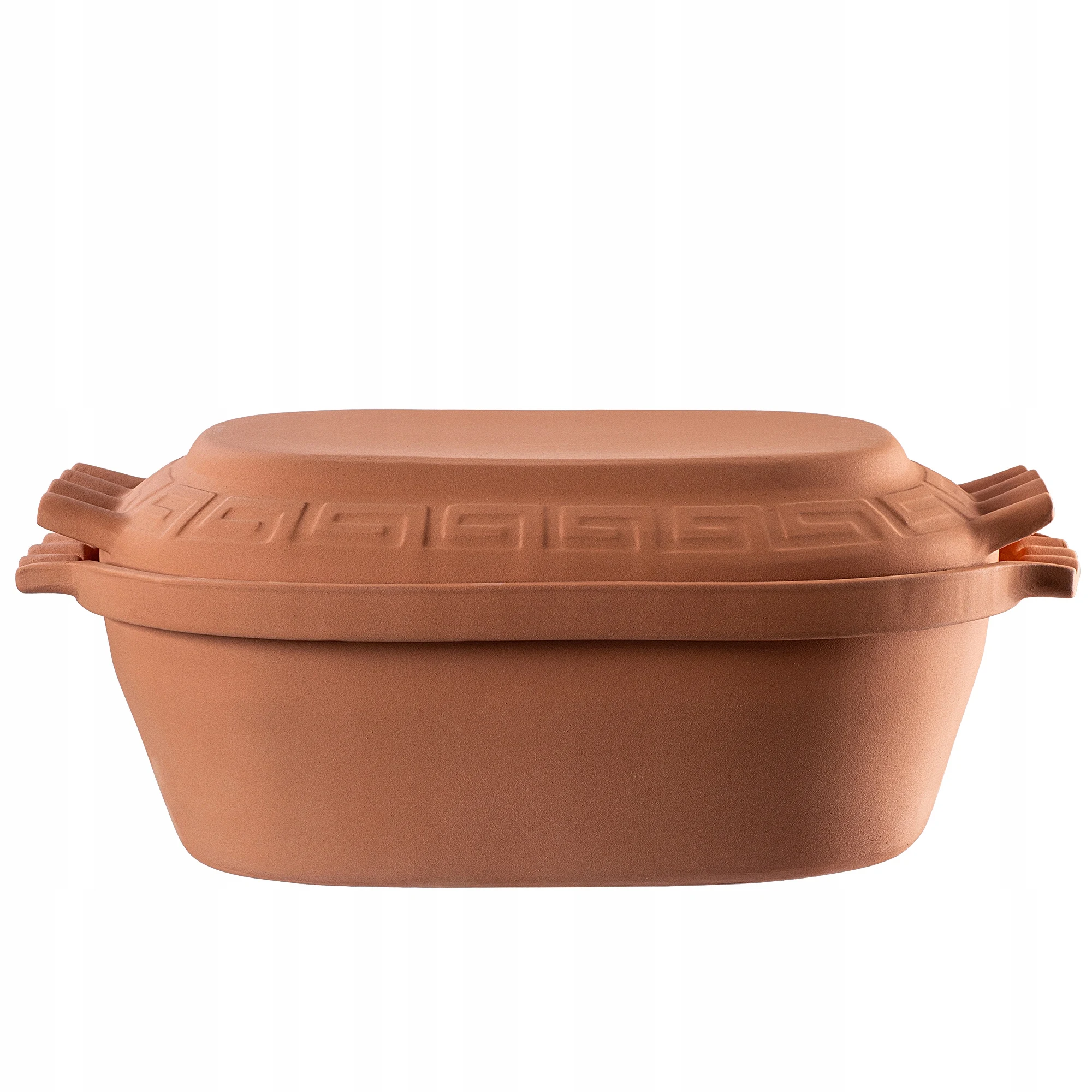 KADAX Roman Clay Pot 6L Clay Dot mit ovalem Deckel