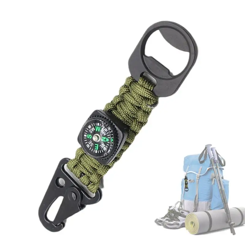 Key Lanyard For Men High Strength Accessory & Keychain Carabiners Paracord Keychain Wear-Resistant Paracord Lanyard For Outdoor