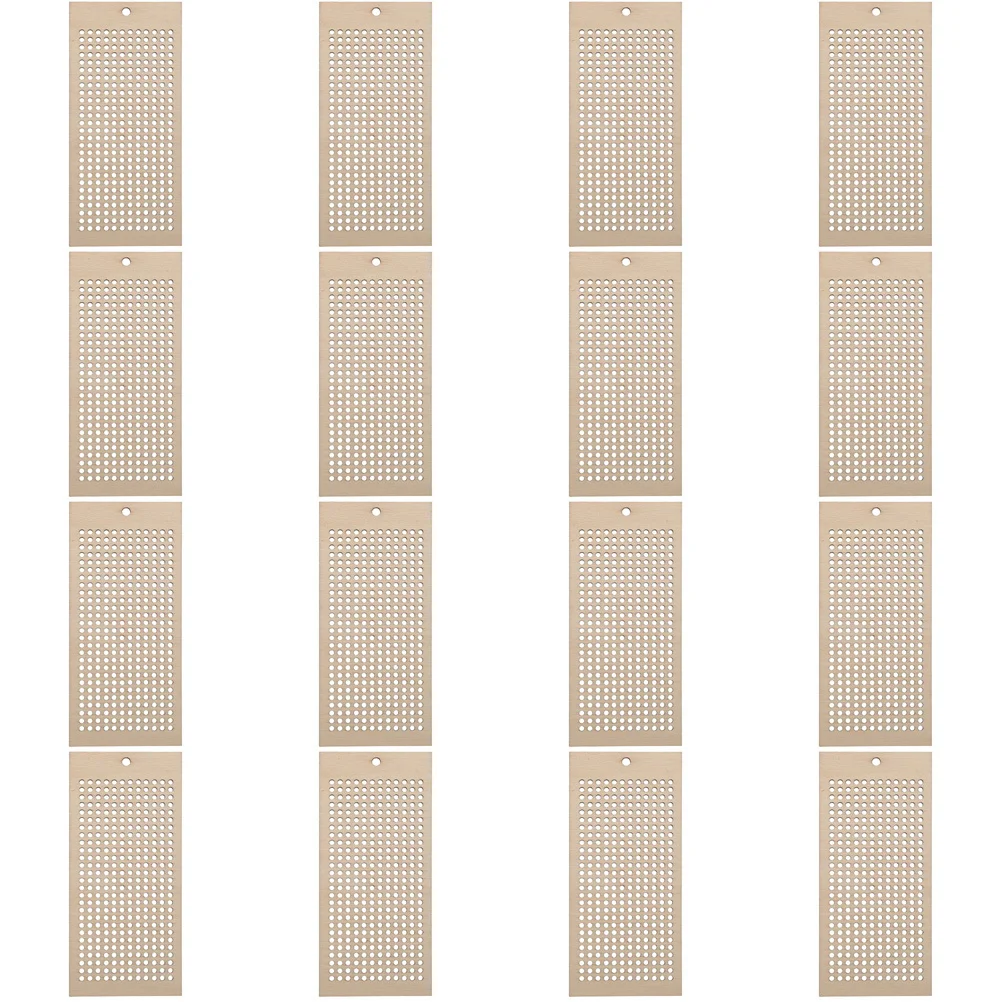 

16Pcs Wooden Bookmarks Blank Embroidery Cross Stitch DIY Kit for Students Readers Crafts Cross Stitch Bookmark Kit