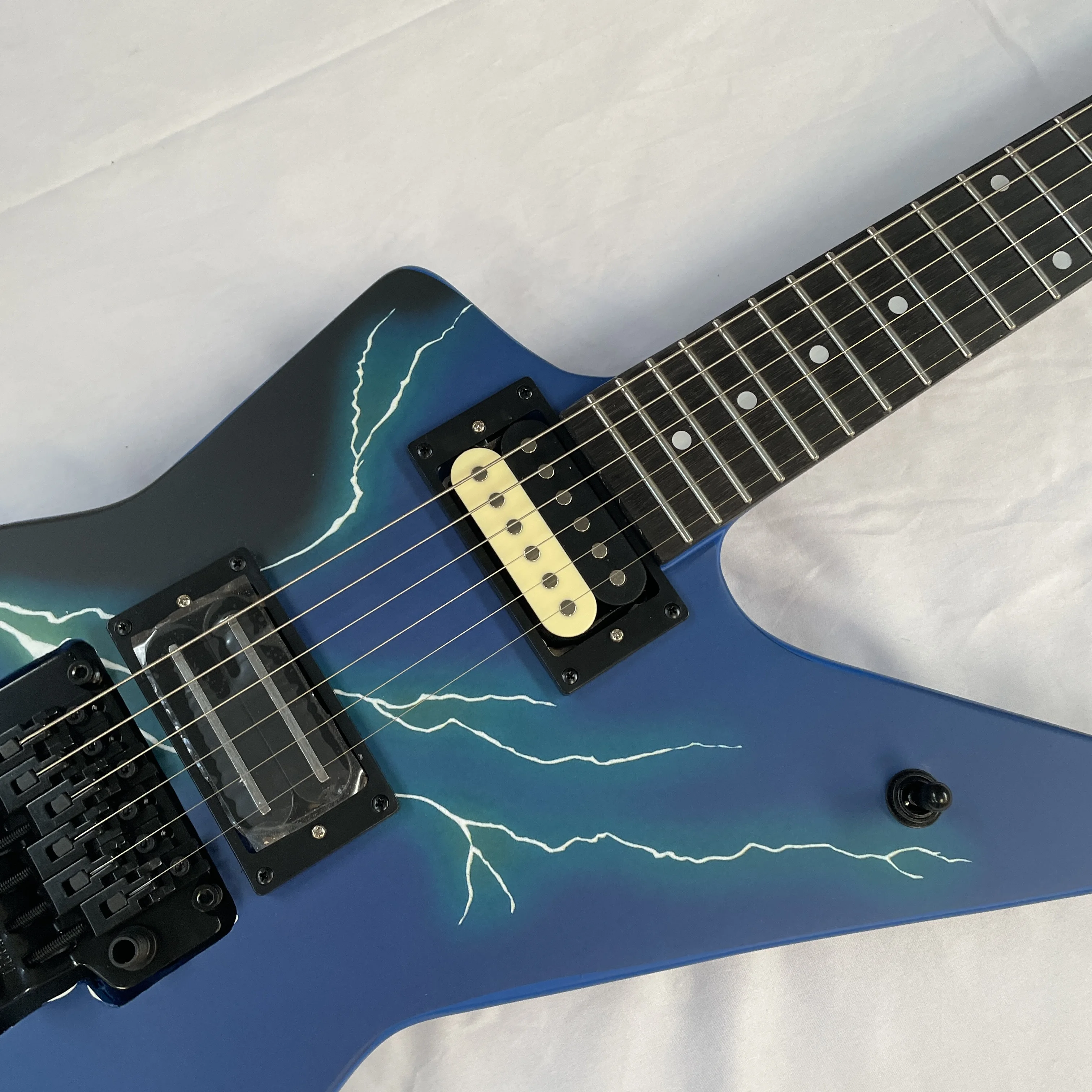 DEEP Blue lighting Guitar Custom Electric Guitar dimebag Fast Free Ship In Stock