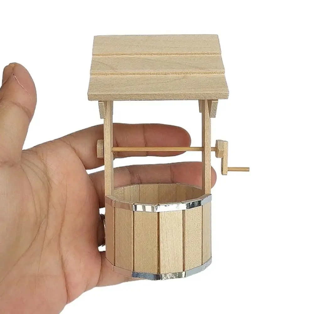 Modelo de cena de casa de bonecas em escala 1/12, acessórios de boneca de resina, cena grden, fazendo casa de brincar, micro paisagem