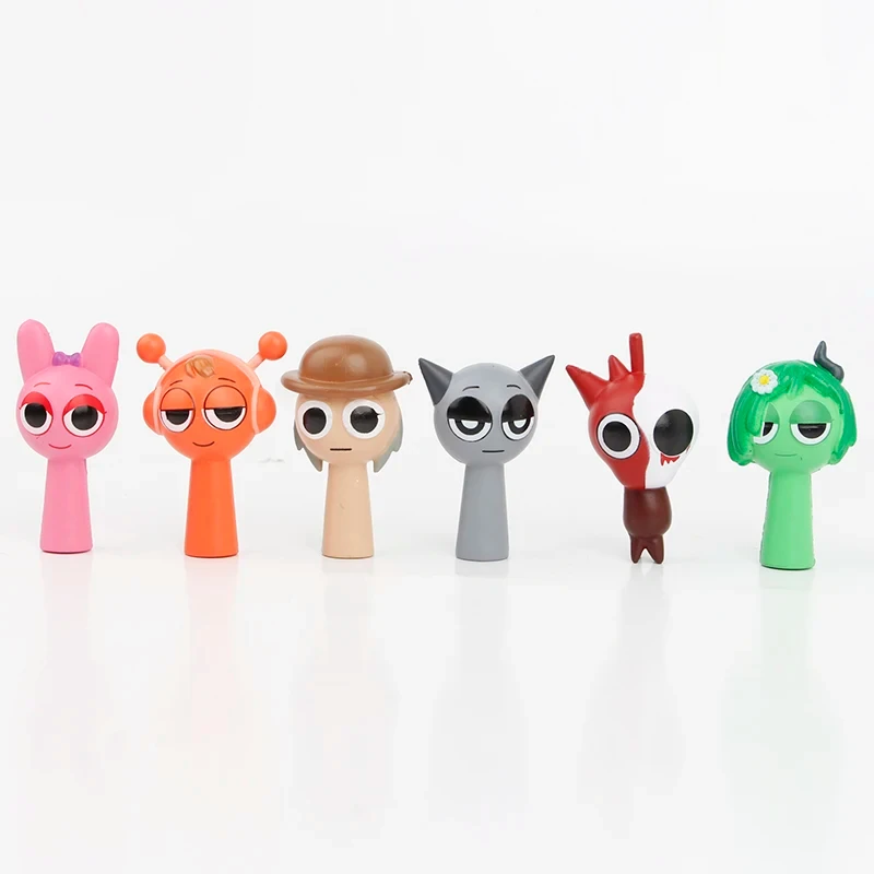 Hot 24 pièces/ensemble Mini Sprunki figurine jouet dessin animé film Sprunki Wenda modèle poupée Figurines enfants cadeau