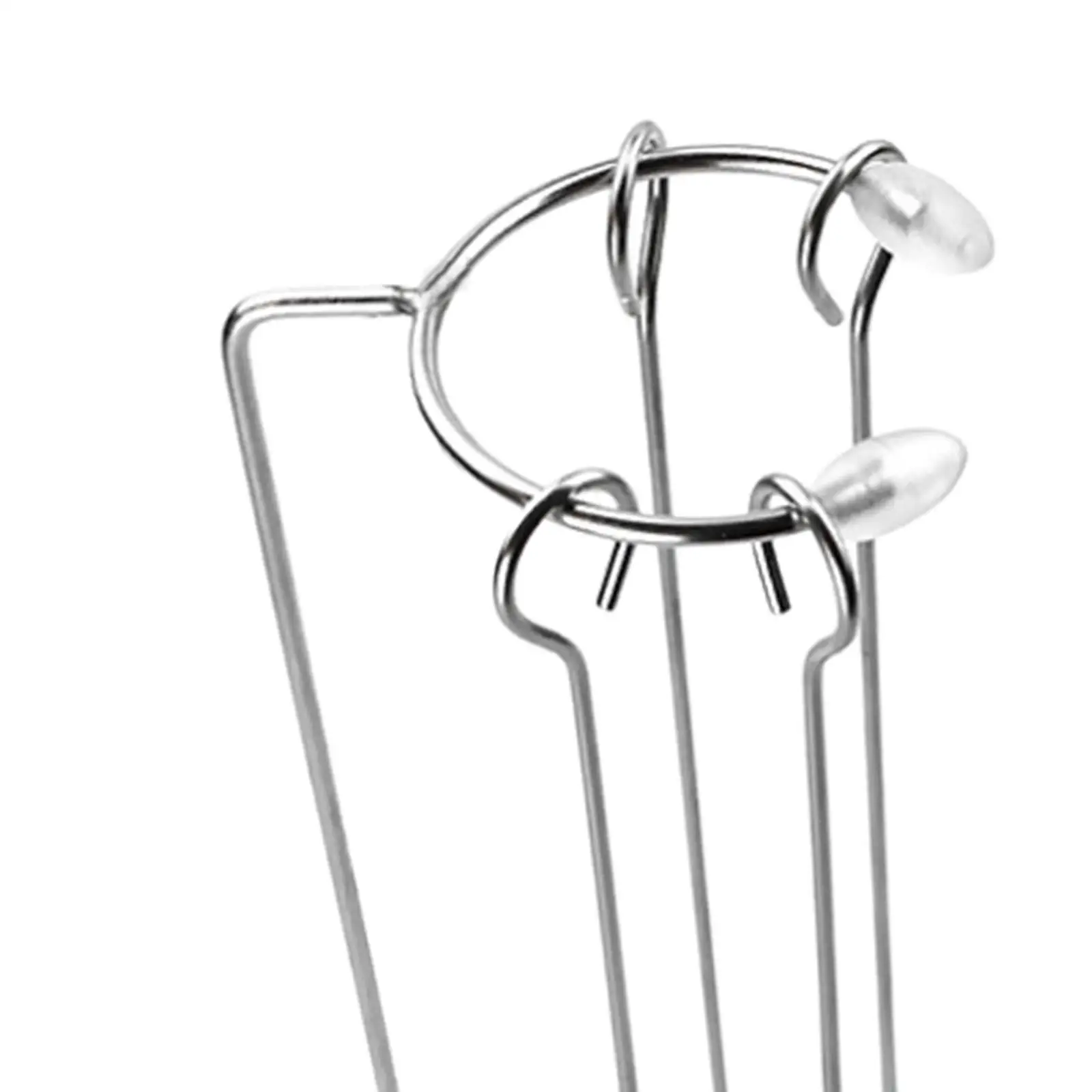 

Skewers BBQ Barbecue Skewer Stainless Steel Sticks Reusable Grilling Skewers Set for Meat Chicken Vegetable Grilling Tools