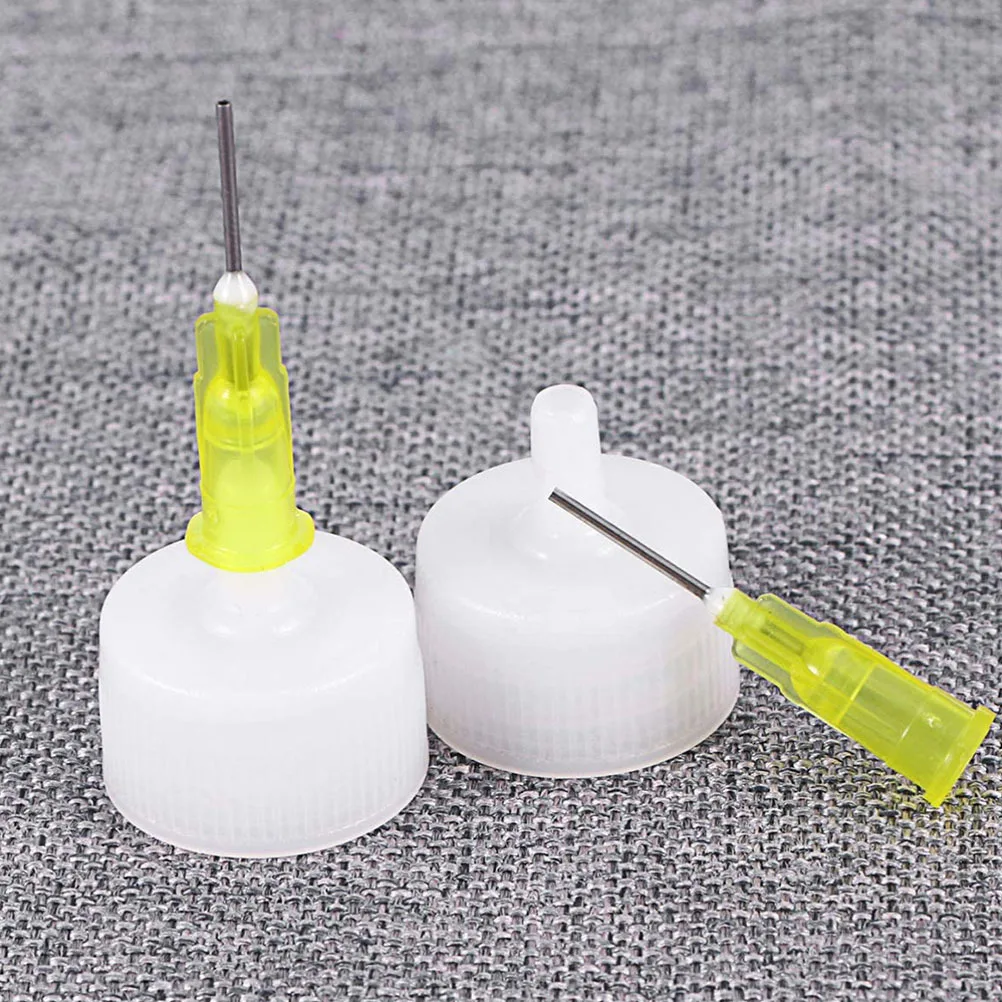 

4Pcs Thickened DIY Crafts Gluing Project Bottle Dropper Applicator Removable Needle for Thin Glue Ink Paint Oil Multi-Use Bottle