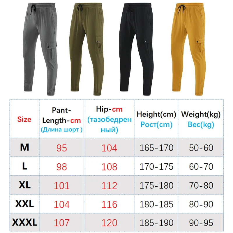 Spring Autumn Running Joggers Men Training Jogging Marathon Sportswear Pants Tracksuit Sports With Zipper Bodybuilding Trousers