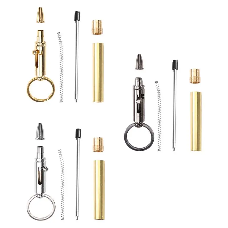 

Wood Mini Bolt Pen/Keychain For Men Gift Woodturning Ballpoint Kit Turning Pen Kits Best-Selling