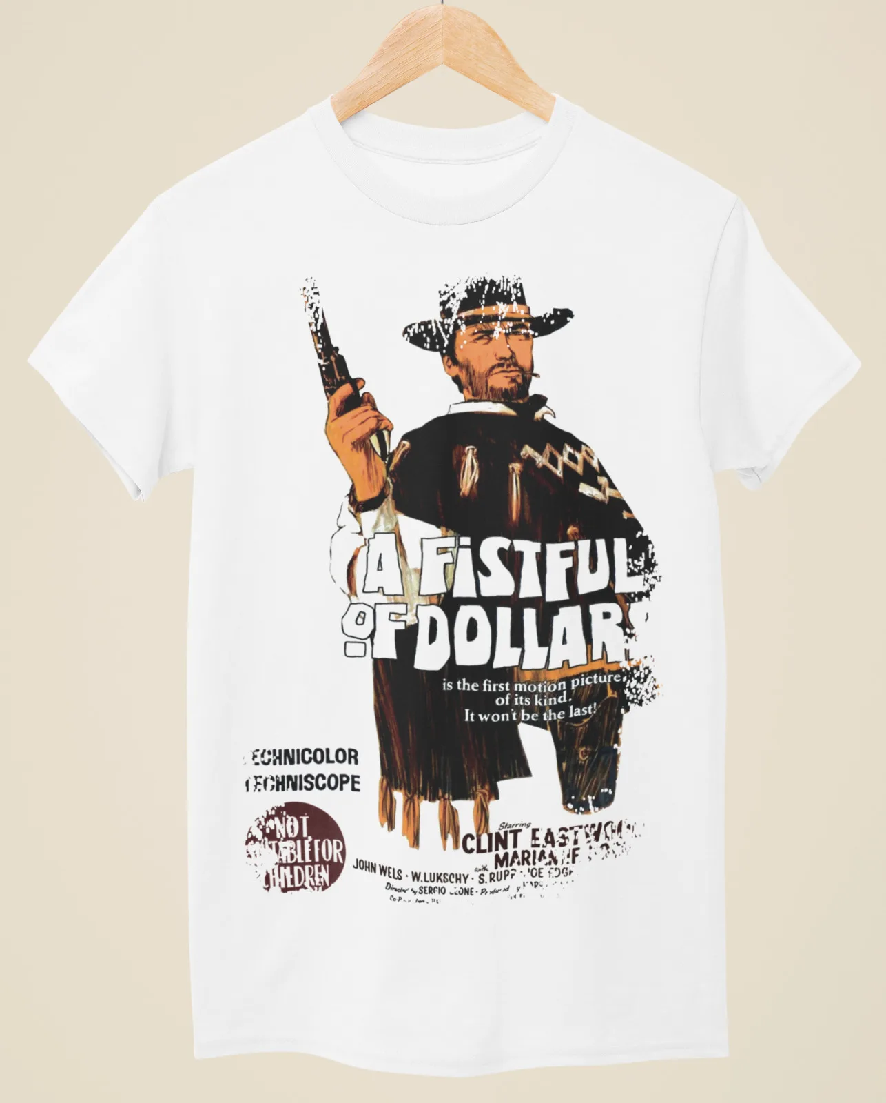 

A Fistful of Dollars Movie Poster Inspired White T Shirt