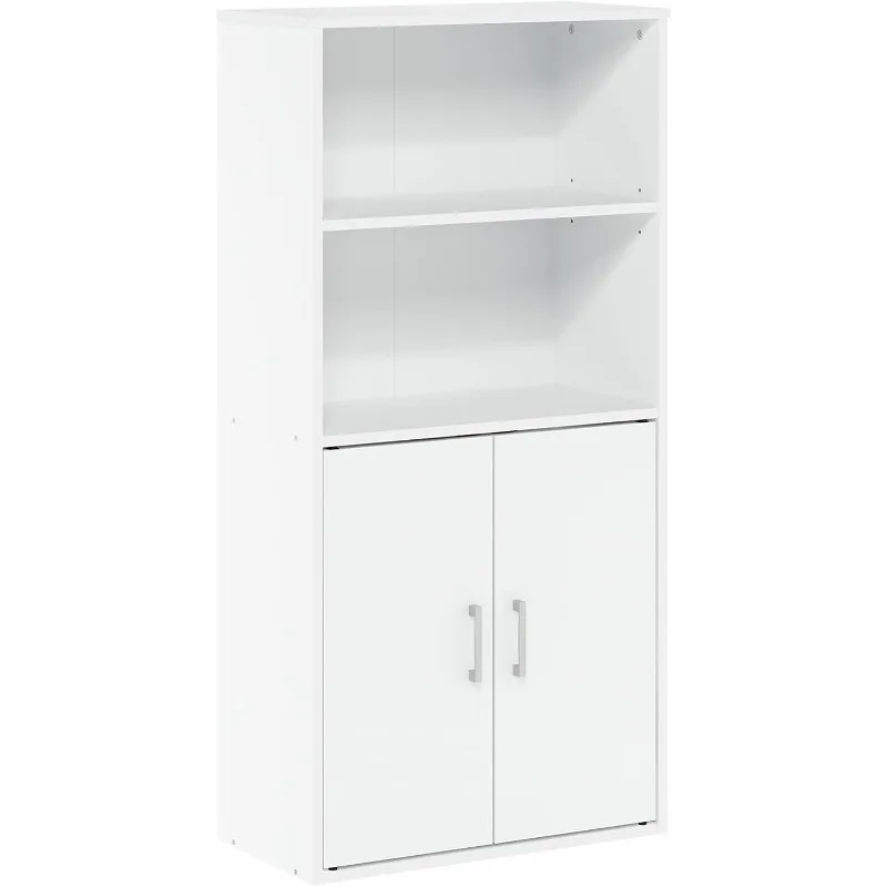 

Pasir 4-Tier Storage Bookcase, Bookshelf, Multipurpose Shelf, White