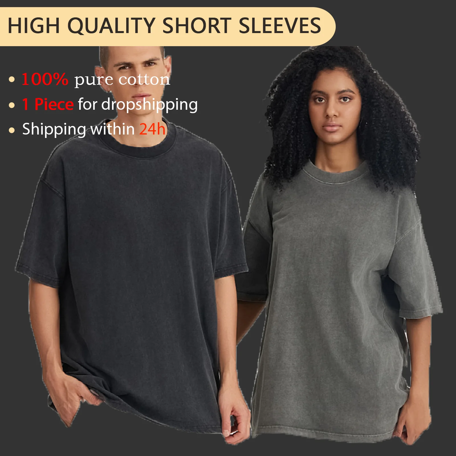 النمط الأمريكي الرجعية الوزن الثقيل بلون قصيرة الأكمام تي شيرت الرجال النساء الصيف الشارع العصرية غسلها الملابس القديمة المتضخم