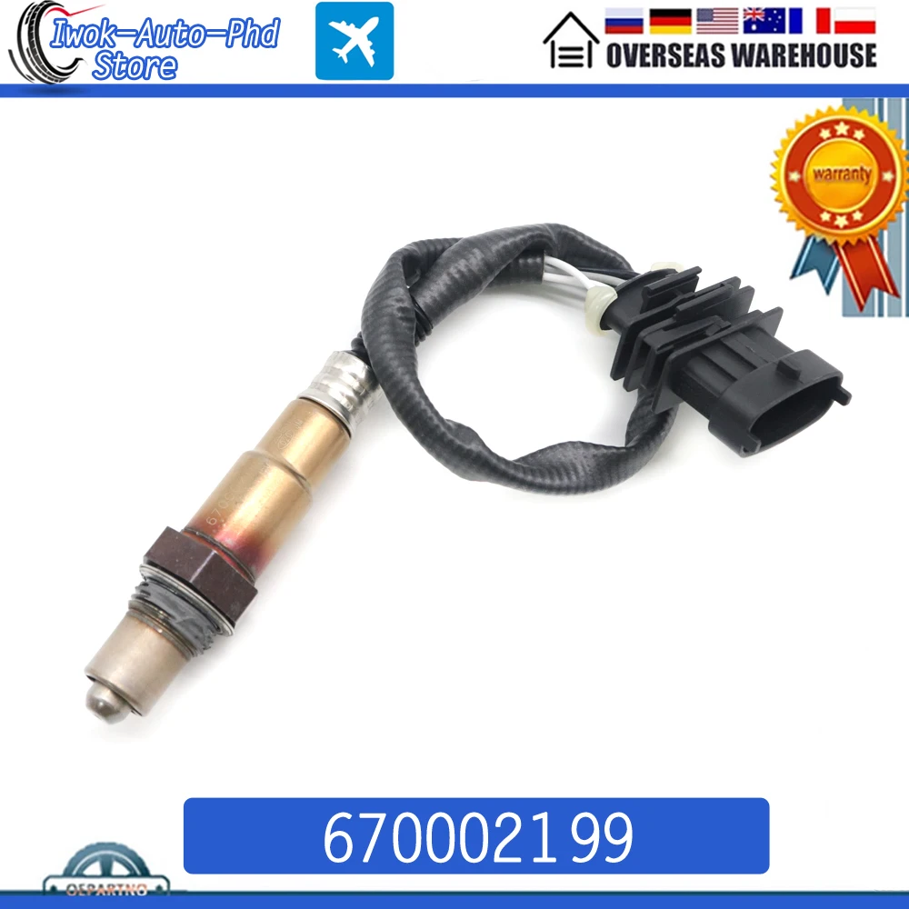 670002199 NEW Air Fuel Ratio Lambda O2 Oxygen Sensor 0258010359 For Maserati Ghibli Levante Quattroporte 3.0 3.8L 13-20