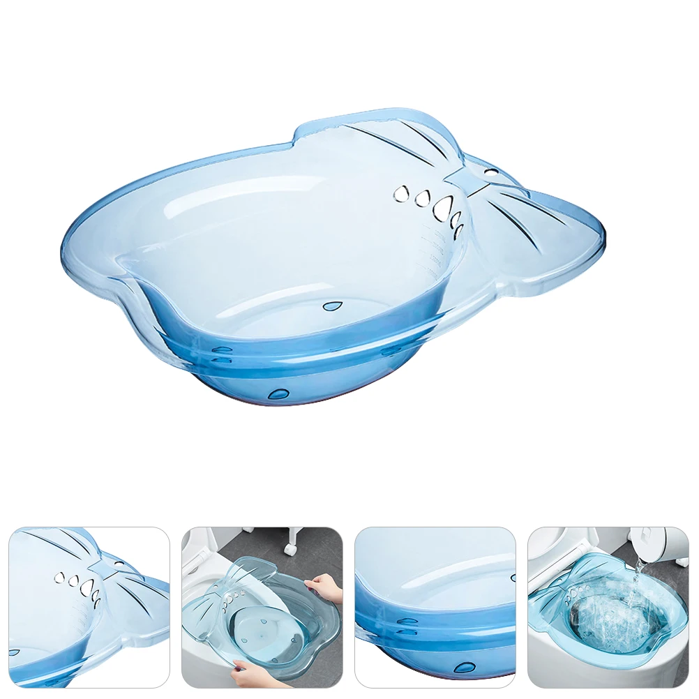 

Sitz Bath Basin For Pregnant Women Postpartum Toilet Seat Deep Basin With Drainage Hole Hip Bath Tub Postoperative Use