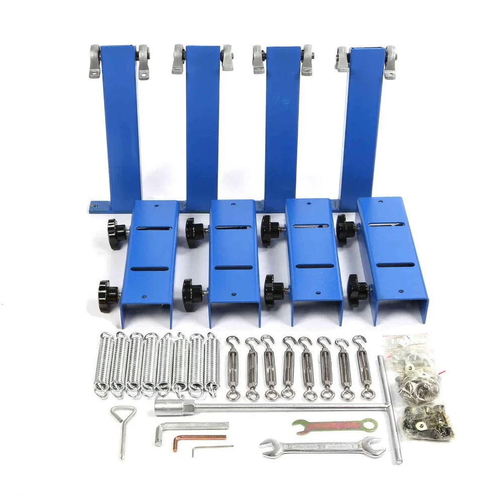 Manual rotary flat screen printing machine Screen frame printing machine Clothing fabric pattern screen printing machine