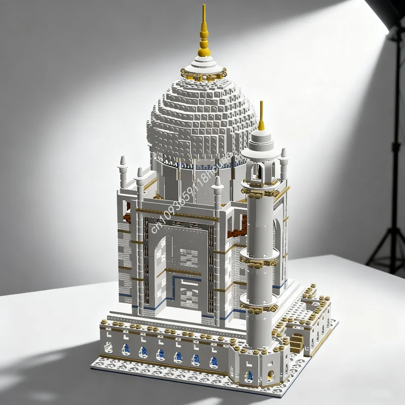 

3512 шт. MOC Taj Mahal, модульная 2 модульная модель, строительные блоки, архитектура, рождественские подарки, идея игрушки «сделай сам», образовательный кирпич для детей